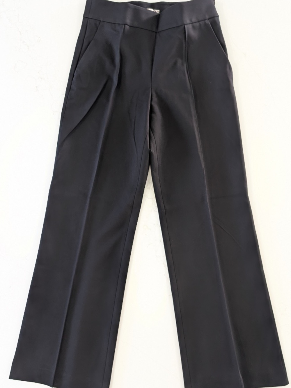 Dorothee Schumacher Black Emotional Essence Punto Milano Wide Leg Pants Size 4 L